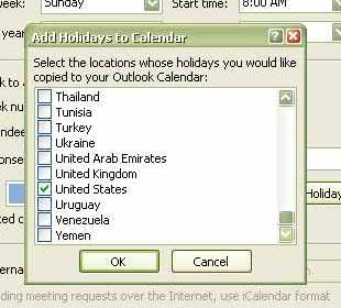 Select Holidays
