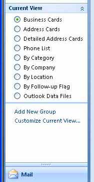 Current View Tab