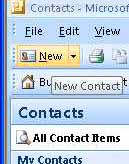 New Contact Button
